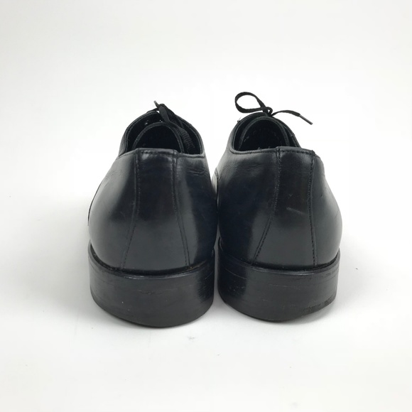 Florsheim Mens Flexibles Black Leather Oxfords 9.5